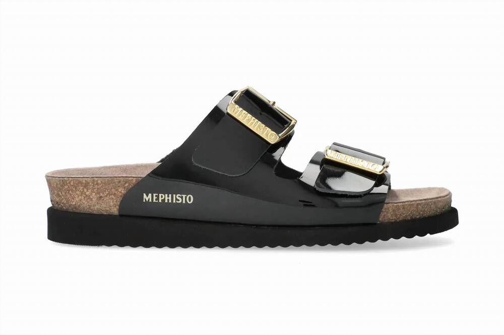 NEW MEPHISTO women's hester sandal in black